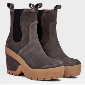 hunter suede boots